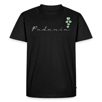 Padania - Men's Premium Organic T-Shirt - black - Front - Nico (187cm)