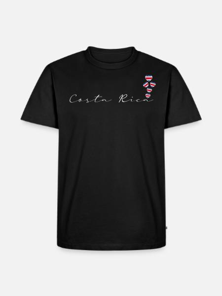 Costa Rica - Men's Premium Organic T-Shirt - black