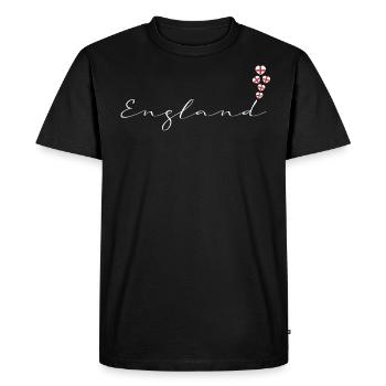 England - Men's Premium Organic T-Shirt - black - Front - Nico (187cm)