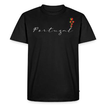 Portugal - T-shirt Premium bio Homme - noir - Devant - Nico (187cm)