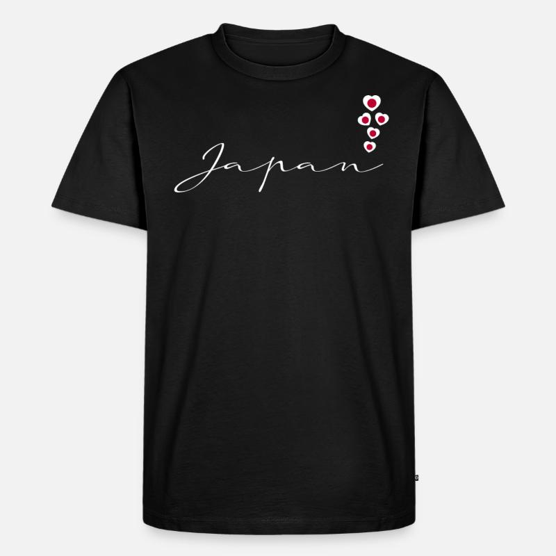 Japan - Männer Premium Bio T-Shirt - Schwarz