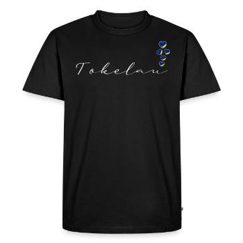 Tokelau - T-shirt Premium bio Homme - noir - Devant - Nico (187cm)