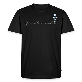 Guatemala - T-shirt Premium bio Homme - noir - Devant - Nico (187cm)