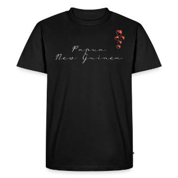 Papouasie-Nouvelle-Guinée - T-shirt Premium bio Homme - noir - Devant - Nico (187cm)