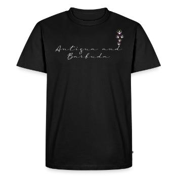 Antigua et Barbuda - T-shirt Premium bio Homme - noir - Devant - Nico (187cm)