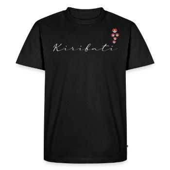 Kiribati - Men's Premium Organic T-Shirt - black - Front - Nico (187cm)