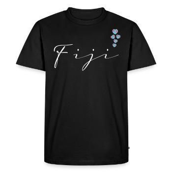 Fiji - Men's Premium Organic T-Shirt - black - Front - Nico (187cm)