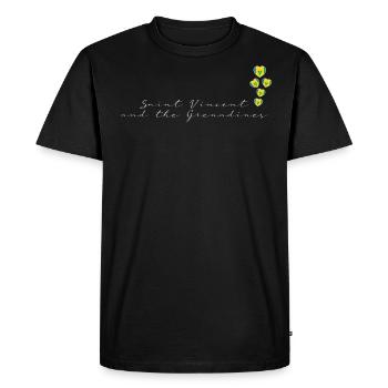 Saint Vincent et les Grenadines - T-shirt Premium bio Homme - noir - Devant - Nico (187cm)