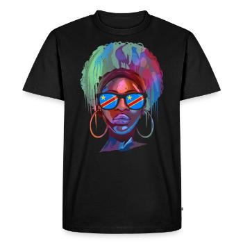 Democratic Republic of the Congo - Men's Premium Organic T-Shirt - black - Front - Nico (187cm)