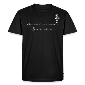 Samoa américaines - T-shirt Premium bio Homme - noir - Devant - Nico (187cm)