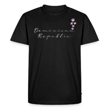 République dominicaine - T-shirt Premium bio Homme - noir - Devant - Nico (187cm)