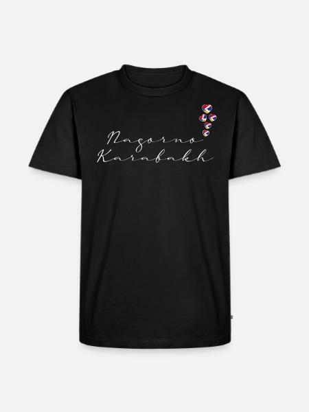 Bergkarabach - Männer Premium Bio T-Shirt - Schwarz