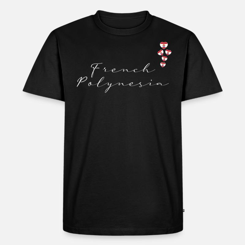 Französisch-Polynesien - Männer Premium Bio T-Shirt - Schwarz
