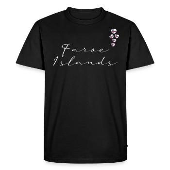 Îles Féroé - T-shirt Premium bio Homme - noir - Devant - Nico (187cm)