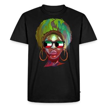 Koweït - T-shirt Premium bio Homme - noir - Devant - Nico (187cm)