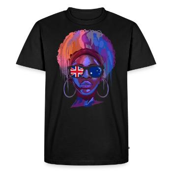 Australie - T-shirt Premium bio Homme - noir - Devant - Nico (187cm)