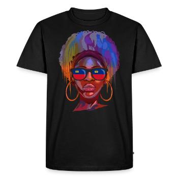 Liechtenstein - T-shirt Premium bio Homme - noir - Devant - Nico (187cm)