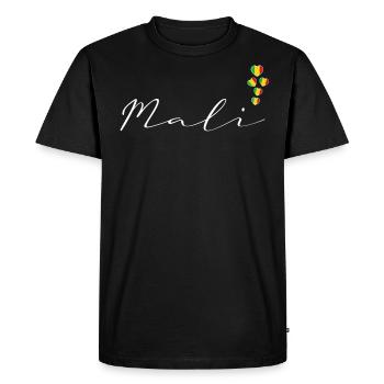 Mali - T-shirt Premium bio Homme - noir - Devant - Nico (187cm)