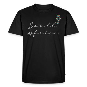 Afrique du Sud - T-shirt Premium bio Homme - noir - Devant - Nico (187cm)