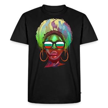 Bulgaria - Men's Premium Organic T-Shirt - black - Front - Nico (187cm)