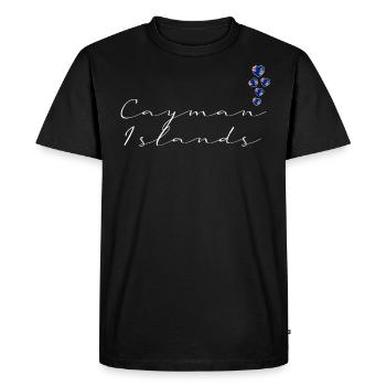Îles Caïmans - T-shirt Premium bio Homme - noir - Devant - Nico (187cm)