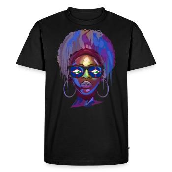 Sint Eustatius - T-shirt Premium bio Homme - noir - Devant - Nico (187cm)