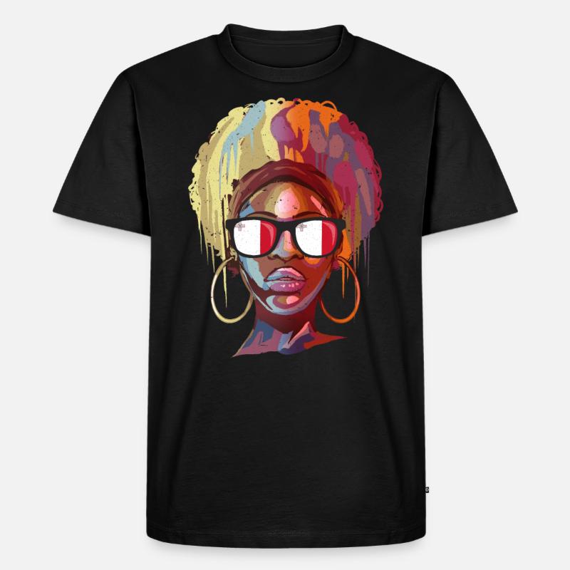Malta - Männer Premium Bio T-Shirt - Schwarz