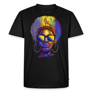 Bosnie et Herzégovine - T-shirt Premium bio Homme - noir - Devant - Nico (187cm)