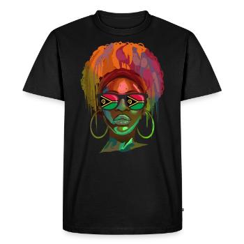 Vanuatu - T-shirt Premium bio Homme - noir - Devant - Nico (187cm)