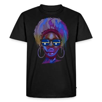 Nauru - T-shirt Premium bio Homme - noir - Devant - Nico (187cm)