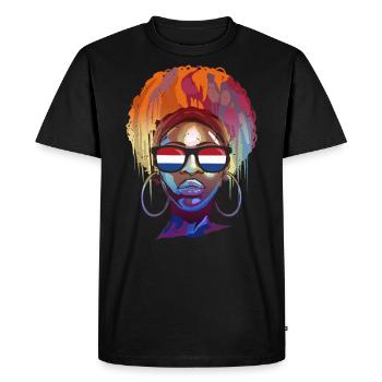 Antilles néerlandaises - T-shirt Premium bio Homme - noir - Devant - Nico (187cm)