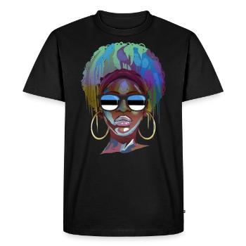 Estonie - T-shirt Premium bio Homme - noir - Devant - Nico (187cm)