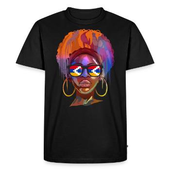Artsakh - Men's Premium Organic T-Shirt - black - Front - Nico (187cm)