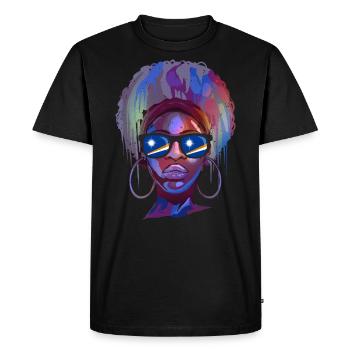 Marshall (Îles) - T-shirt Premium bio Homme - noir - Devant - Nico (187cm)
