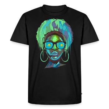 Kazakhstan - T-shirt Premium bio Homme - noir - Devant - Nico (187cm)