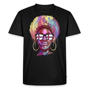 Îles Féroé - T-shirt Premium bio Homme - noir - Devant - Nico (187cm)