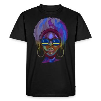 Curaçao - T-shirt Premium bio Homme - noir - Devant - Nico (187cm)