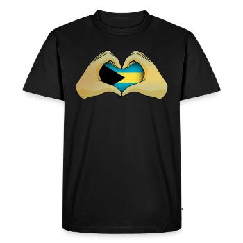 Bahamas - T-shirt Premium bio Homme - noir - Devant - Nico (187cm)