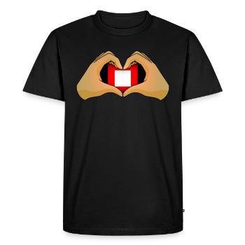 Baster - Men's Premium Organic T-Shirt - black - Front - Nico (187cm)