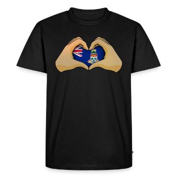 Îles Caïmans - T-shirt Premium bio Homme - noir - Devant - Nico (187cm)