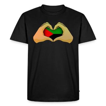 Martinique - T-shirt Premium bio Homme - noir - Devant - Nico (187cm)