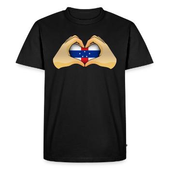 Antilles néerlandaises - T-shirt Premium bio Homme - noir - Devant - Nico (187cm)