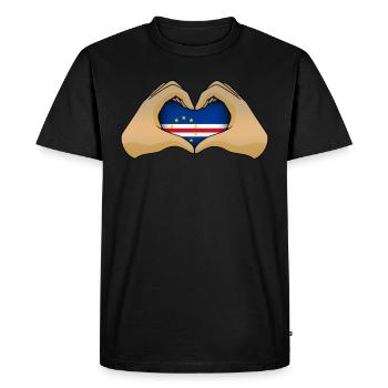 Cap Vert - T-shirt Premium bio Homme - noir - Devant - Nico (187cm)