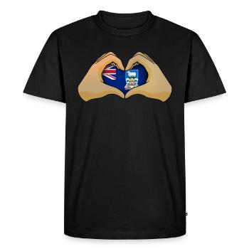 Falkland (Îles) - T-shirt Premium bio Homme - noir - Devant - Nico (187cm)