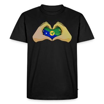 Christmas Island - Men's Premium Organic T-Shirt - black - Front - Nico (187cm)