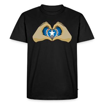 Northern Mariana Islands - Men's Premium Organic T-Shirt - black - Front - Nico (187cm)