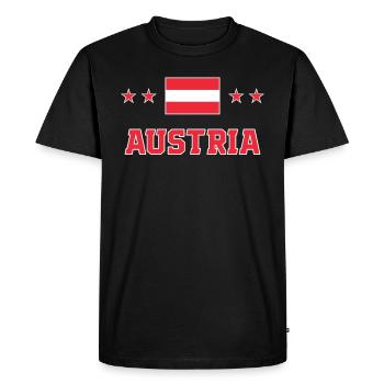 Autriche - T-shirt Premium bio Homme - noir - Devant - Nico (187cm)