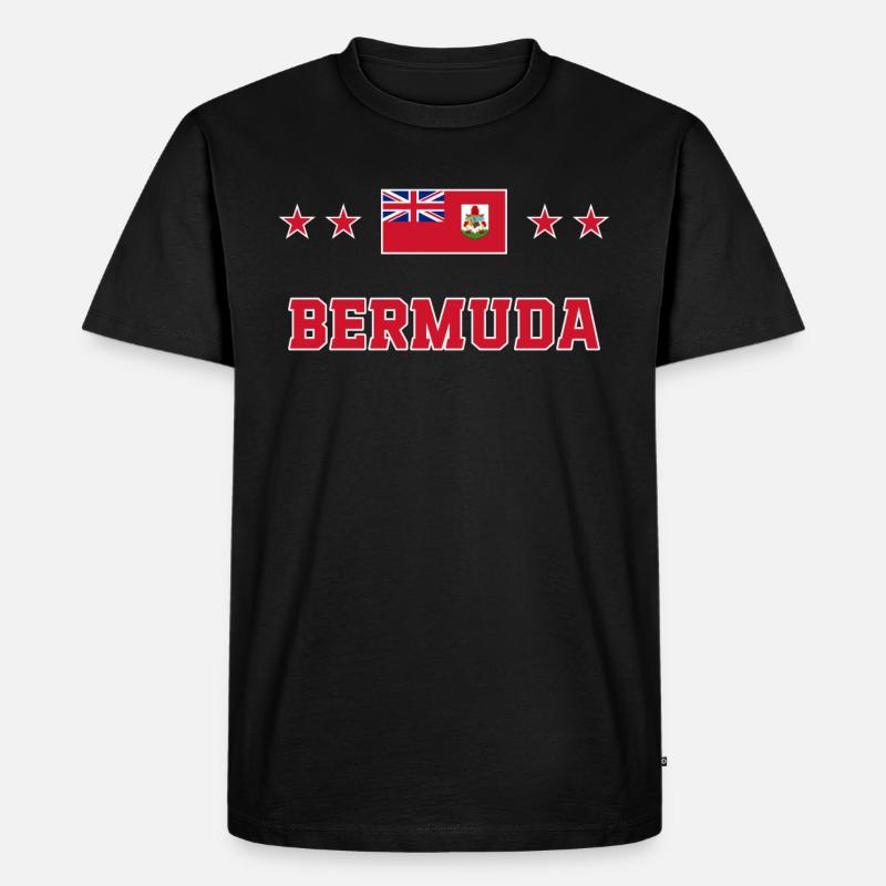 Bermuda - Männer Premium Bio T-Shirt - Schwarz