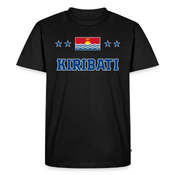 Kiribati - Men's Premium Organic T-Shirt - black - Front - Nico (187cm)