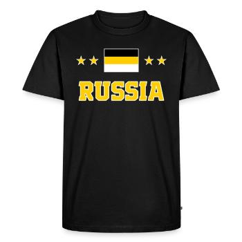 Empire russe - T-shirt Premium bio Homme - noir - Devant - Nico (187cm)